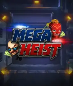 Enter the action-packed world of the Mega Heist game by Relax Gaming, featuring mischievous characters ready to pull off a bank heist. This graphic captures the intensity of the heist with its dramatic logo and an ominous vault backdrop. Ideal for those who enjoy adventure-themed slots, delivering a captivating adventure. 