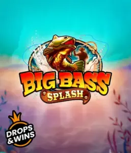 Explore the action-packed world of Big Bass Splash slot by Pragmatic Play, featuring a dynamic fish leaping out of water. This image depicts the essence of the fishing theme with striking visuals and energetic text. Great for anglers, promising a thrilling experience. 